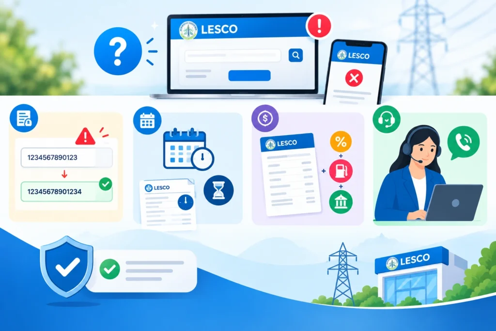 lesco bill check online